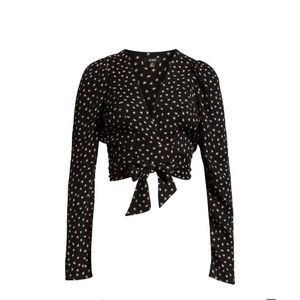 AFRM Long Sleeve Crop Top